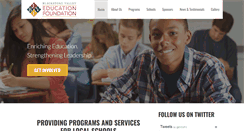 Desktop Screenshot of bveducationfoundation.org